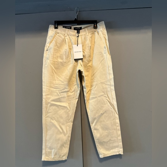 Who What Wear -  Cream Classic Style Pants (Size 12) - Picture 1 of 11